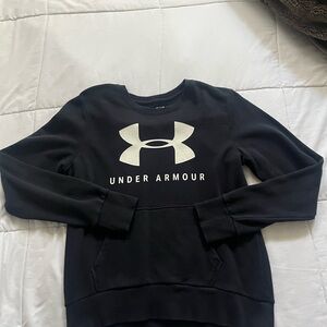 Under Armour Women's Black Crew Neck Sweater